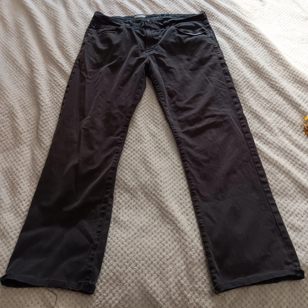 AG Adriano Goldschmied Protege Pants Gray Straight Leg Men 36x34( Fits 36x 30)